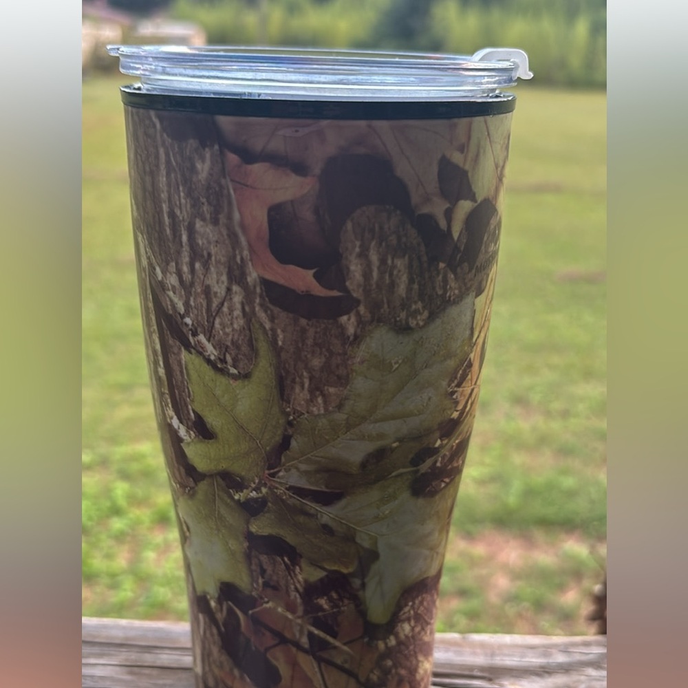 Camouflage Travel Tumbler with Lid